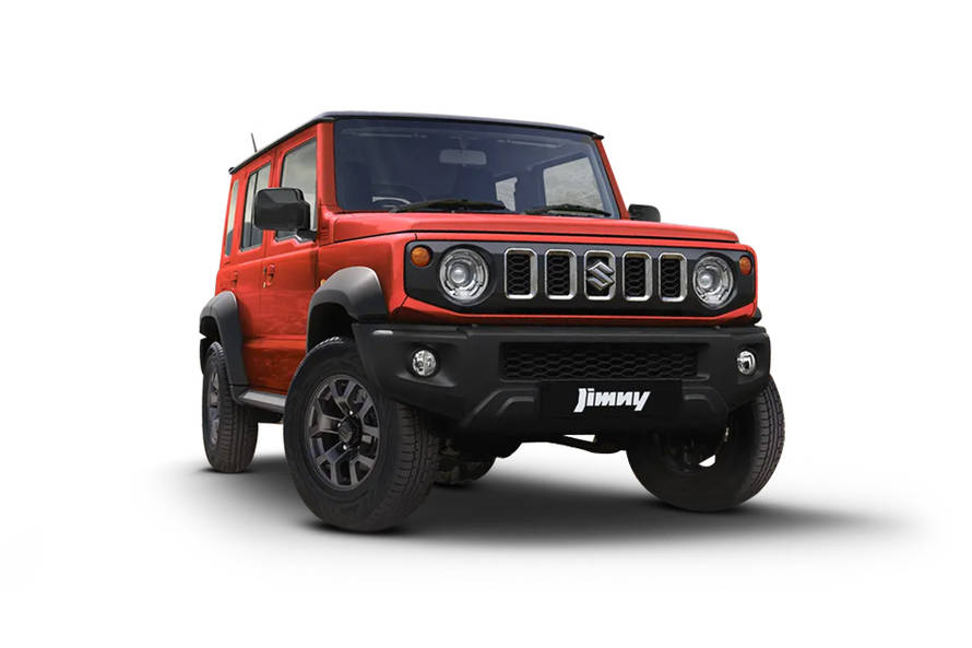 Jimny Sizzling Red/ Bluish Black Roof Color
