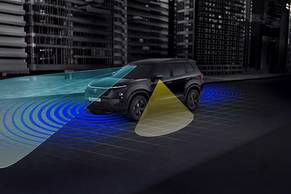 Tata Safari Rear Parking Sensors Top View  Image