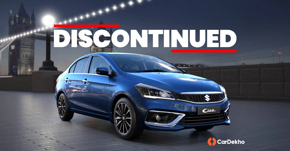 Maruti Ciaz officially discontinued by the carmaker
